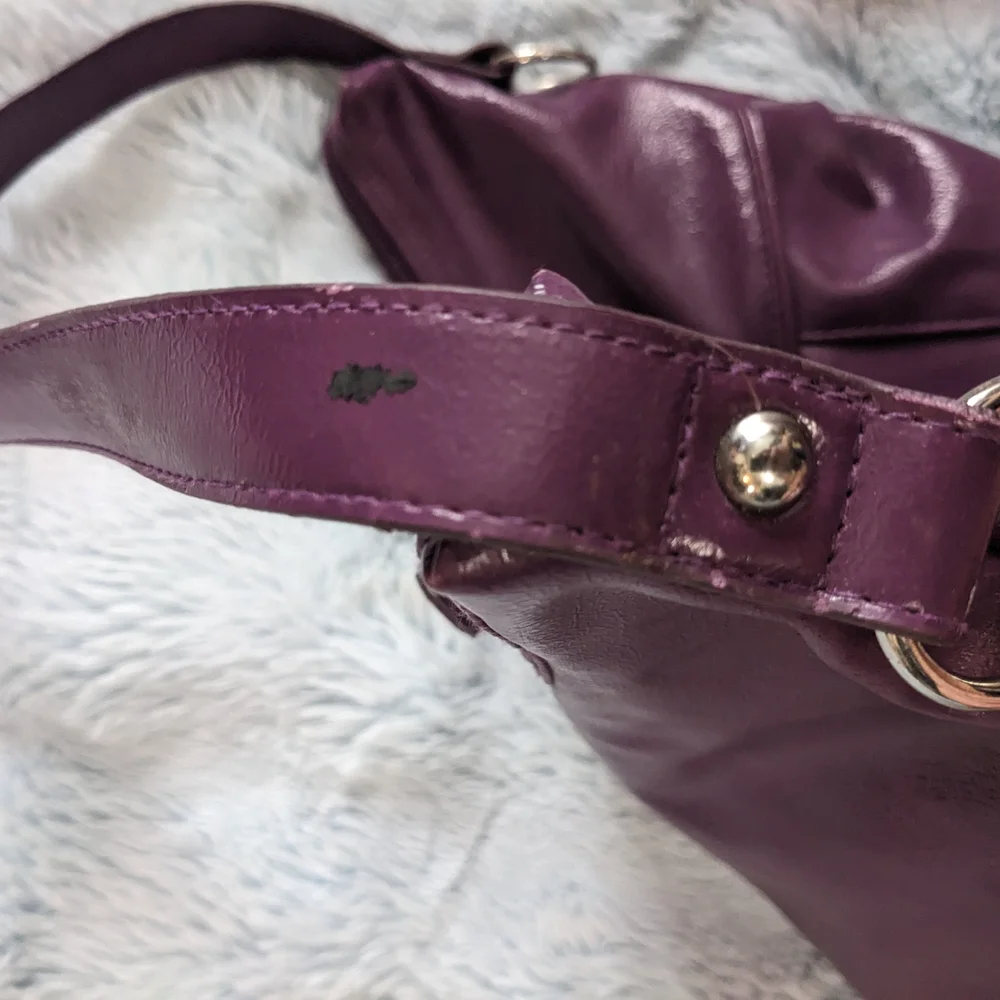 Baby Phat Shimmering Purple Shoulder Bag - Picture 6 of 13
